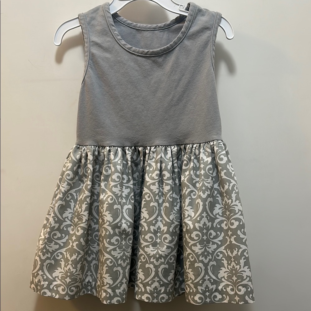 Eleanor Rose silver sample Rhonda tunic/dress size 5/6.